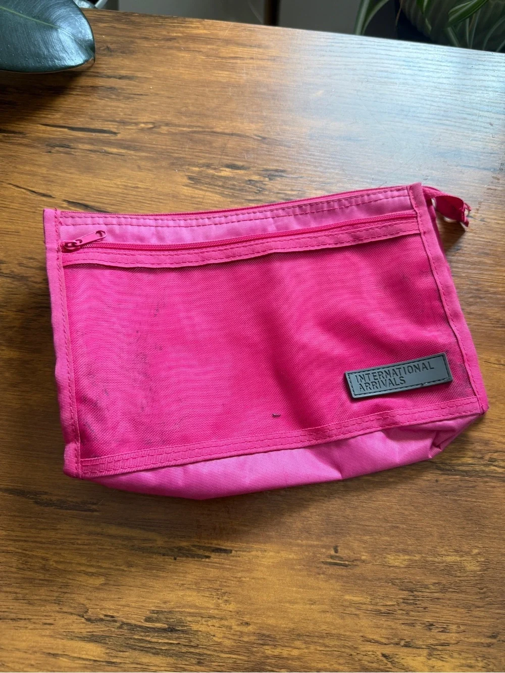 International Arrivals Pink Travel Pouch